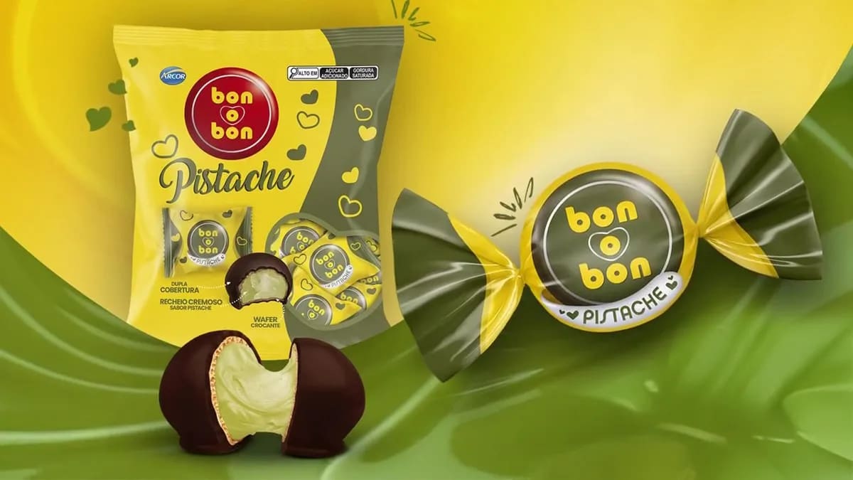 Bon o Bon sabor a pistacho.