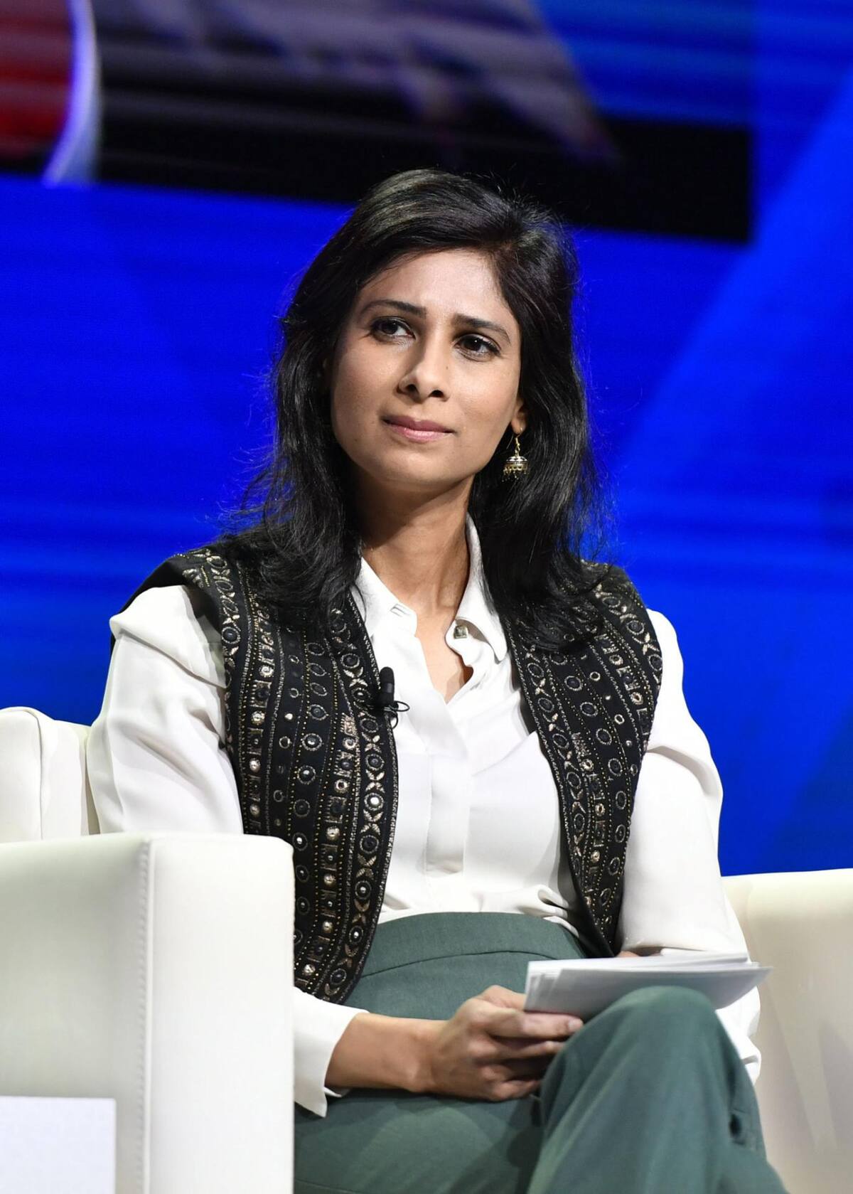 Gita Gopinath, subdirectora gerente del FMI. Foto: EFE