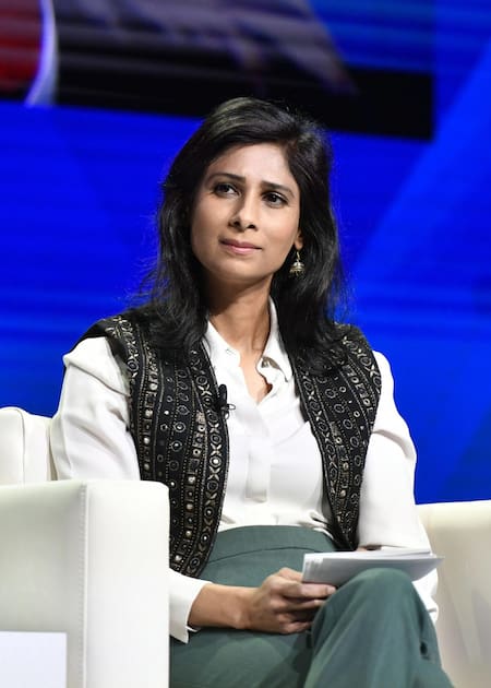 Gita Gopinath, subdirectora gerente del FMI. Foto: EFE
