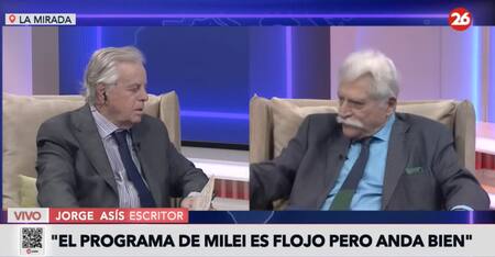 Jorge Asís en La Mirada. Foto: Captura de video.