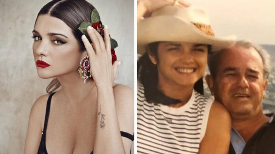 Araceli González y su tío