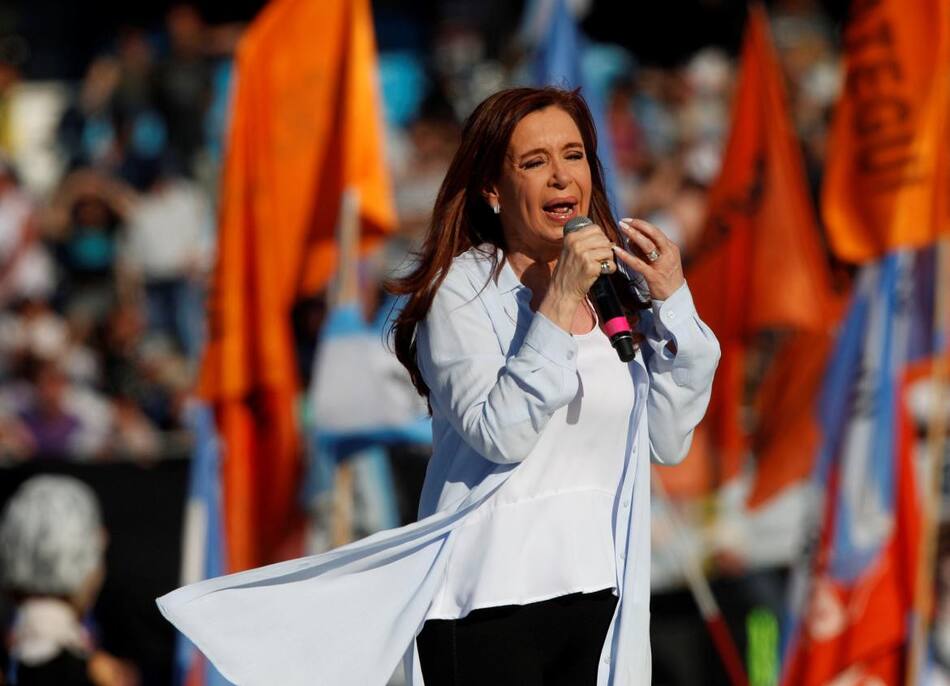 Cristina en Avellaneda cierre de campaña - REUTERS -