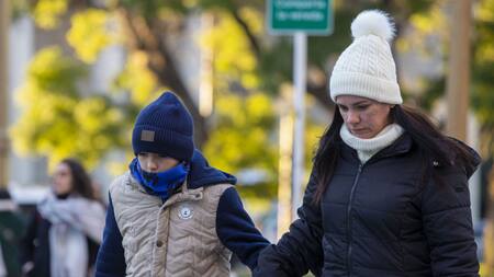 Ola de frío en Buenos Aires. Foto: NA (Damián Dopacio)