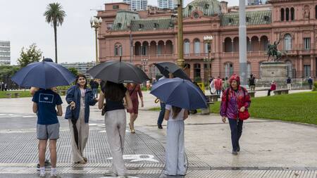 Lluvias y tormentas en la Ciudad de Buenos Aires. Foto: Daniel Vides/NA.