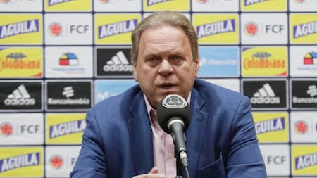 Ramón Jesurún Franco, presidente de la Federación Colombiana de Fútbol. Foto: NA.