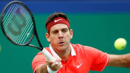 Juan Martín Del Potro en Masters 1000 de Shanghai (Reuters)