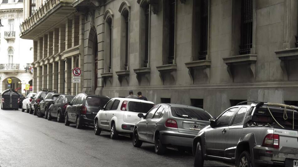 Estacionamiento, tránsito, CABA, Foto NA