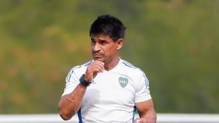 Hugo Ibarra, DT de Boca, NA