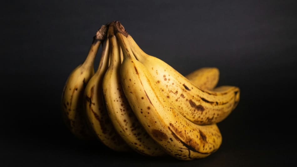 Bananas; frutas; alimentos. Foto: Unsplash.