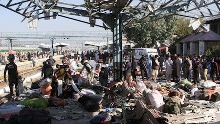 Explosión suicida en Pakistán. Foto: Reuters.