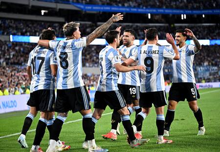 La Selección Argentina y un show de fútbol. Foto: Reuters/Rodrigo Valle