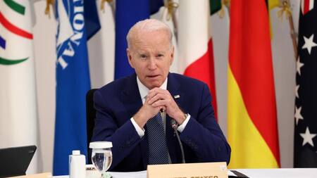 Joe Biden negó la posibilidad de facilitarle el ingreso a la OTAN a Ucrania. Foto: EFE.