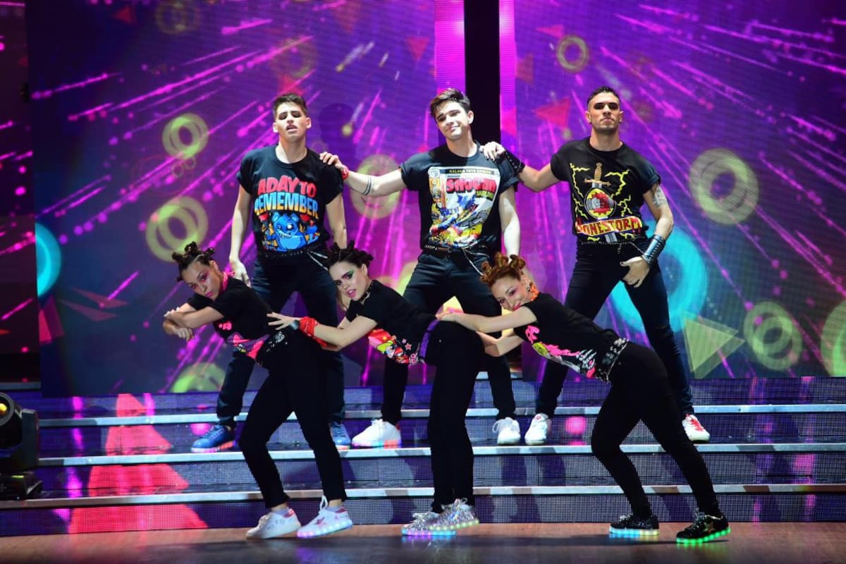 Julian Serrano y Sofi Morandi en el Bailando 2018 (Prensa)