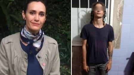 Federica Pais y su hijo