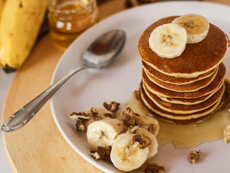 Panqueques de banana. Foto: Pexels.
