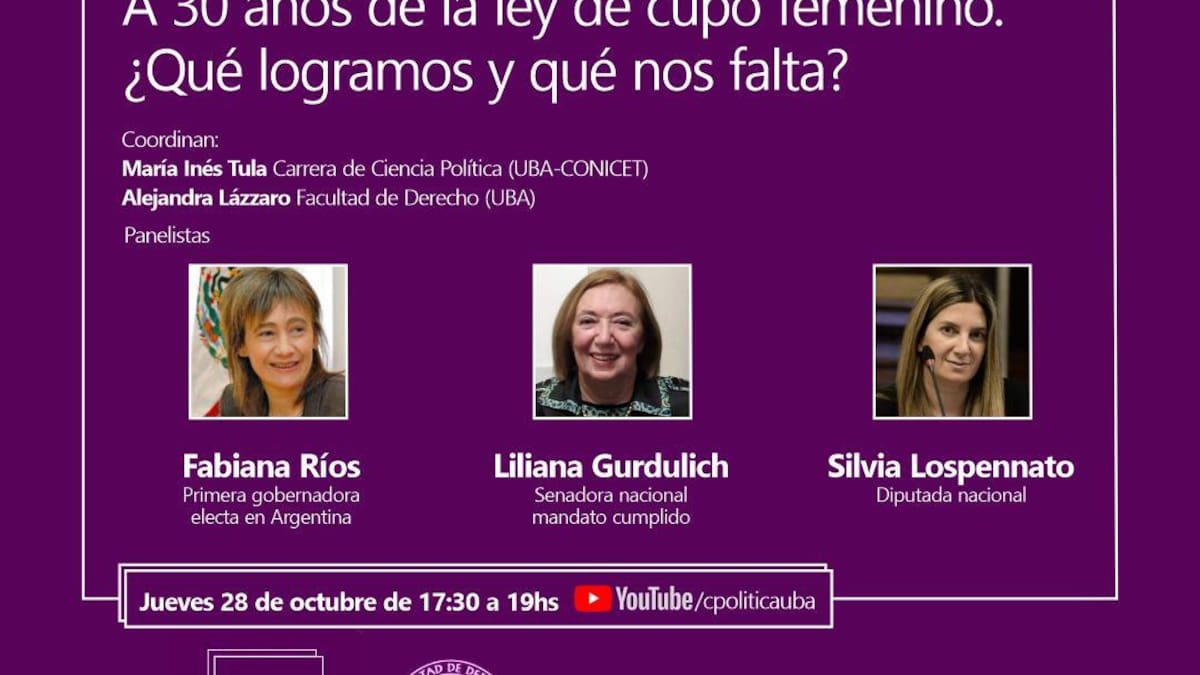 Ciclo de Encuentros sobre Elecciones y Paridad de Género