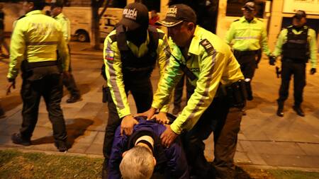 Detención de Jorge Glas, exvicepresidente de Ecuador, en la embajada de México. Foto: EFE.