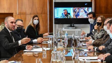 Reunión del Equipo económico encabezada por Martín Guzmán