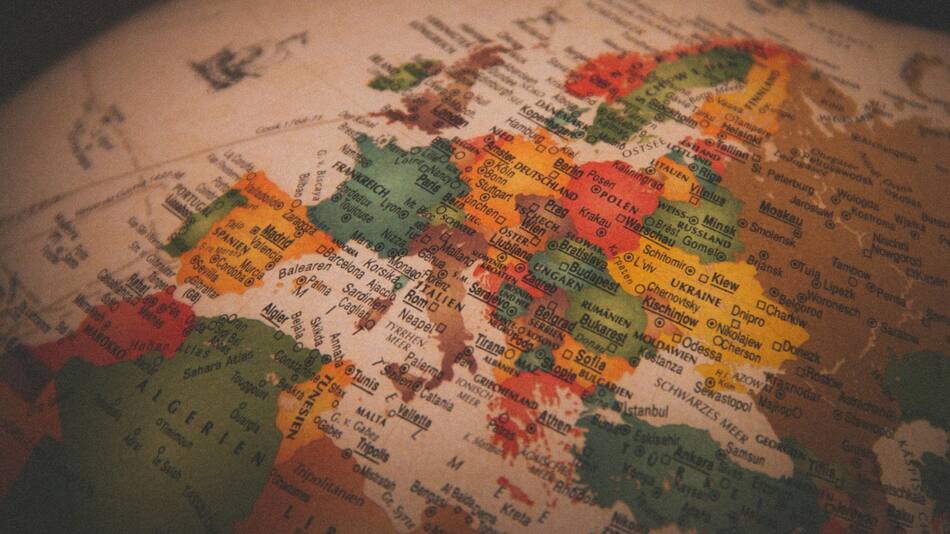 Mapa de Europa. Foto: Unsplash