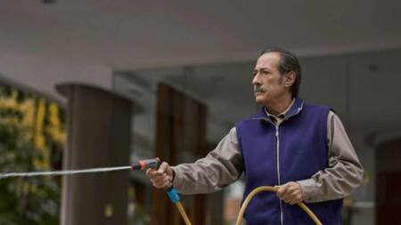 Guillermo Francella en "El Encargado". Foto: NA.