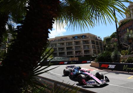 Franco Colapinto en el Gran Premio de Mónaco. Foto: REUTERS/Piroschka Van De Wouw.