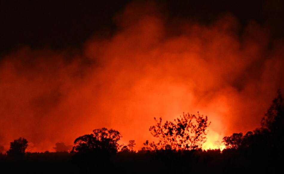 Incendios forestales en Australia. Foto: EFE.