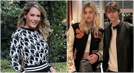 Rocío Marengo y Marta y Felipe Fort. Fotos: Instagram.