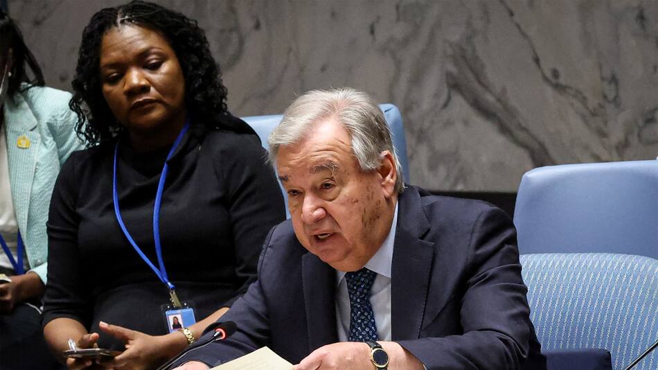 El secretario general de las Naciones Unidas, António Guterres.