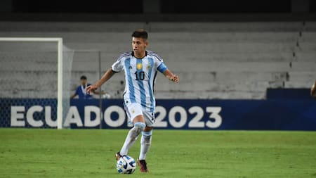 Claudio Echeverri; Selección Argentina Sub-17. Foto: Twitter @Argentina.