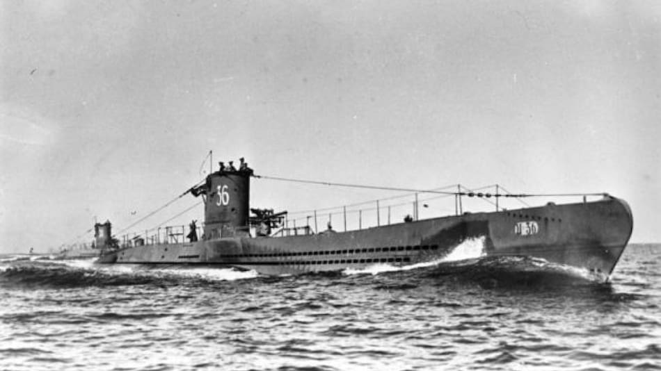 El submarino alemán hallado en Quequén, Buenos Aires.