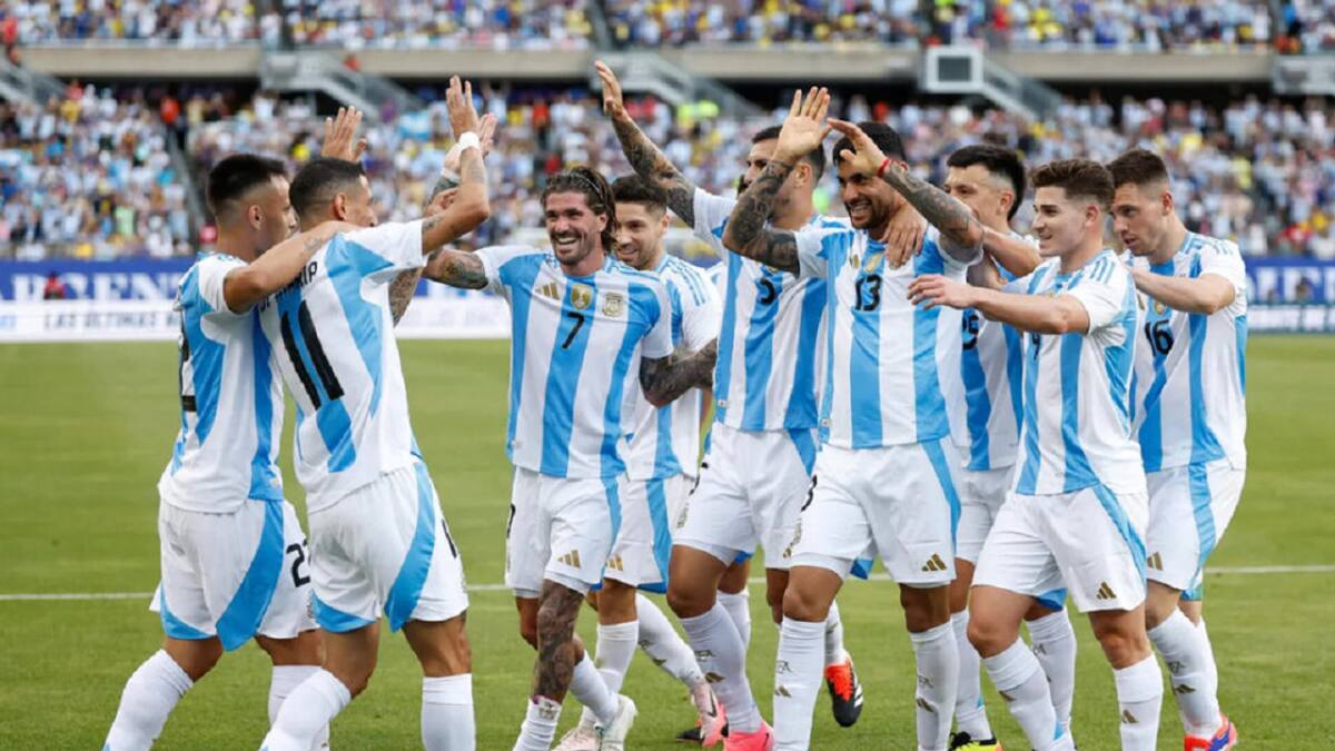 Selección Argentina. Foto: EFE