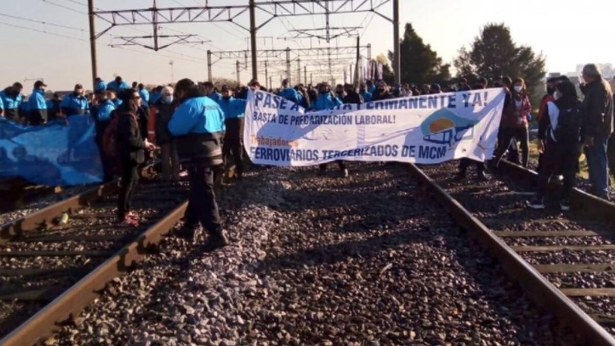 Tren Roca, protesta, corte de vías, NA