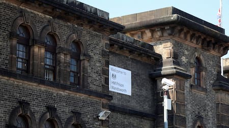 Cárcel de Wandsworth en Londres. Foto: REUTERS.