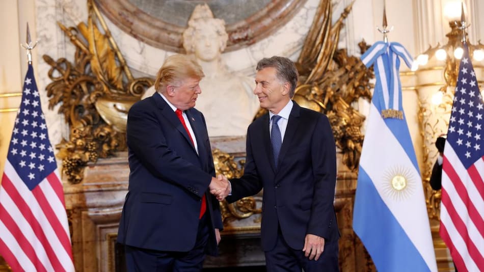 Mauricio Macri y Donald Trump en Casa Rosada (Reuters)