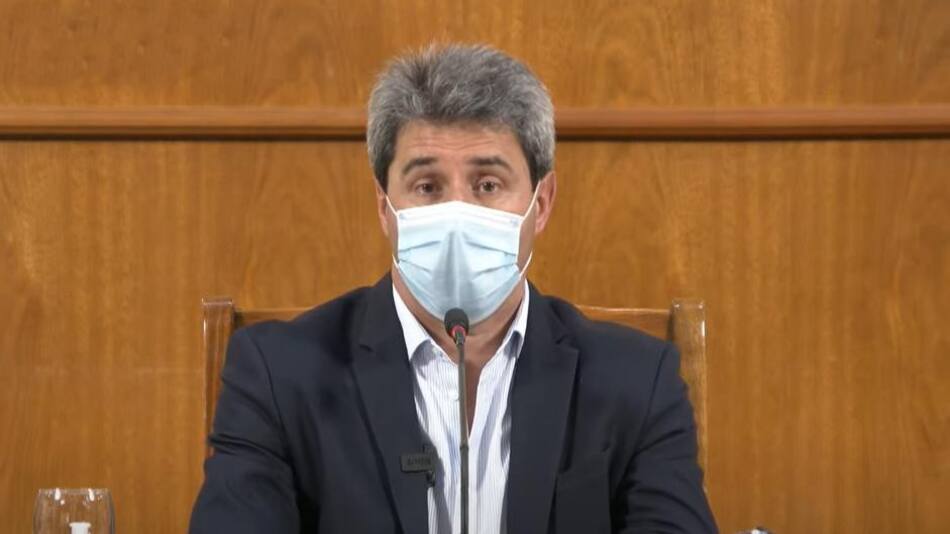 Terremoto en San Juan, Sergio Uñac, gobernador de San Juan, conferencia