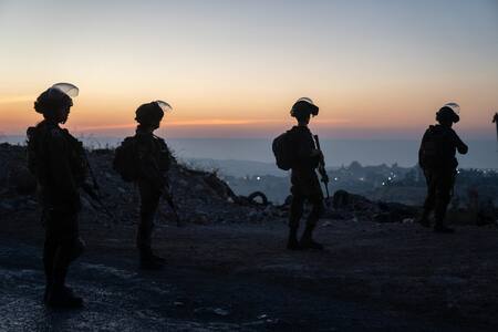 Soldados israelíes en la Franja de Gaza; guerra Israel-Hamás: Foto: X @idfonline