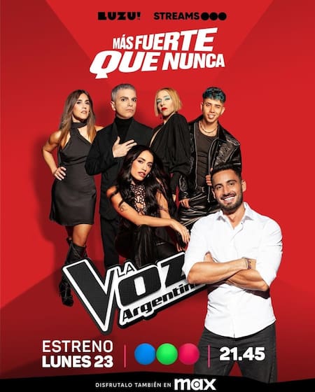 "La Voz Argentina 2025". Foto: X / @LaVozArgentina.