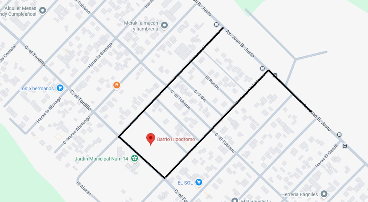 El nuevo recorrido de la línea 562 de Mar del Plata.