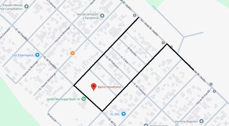 El nuevo recorrido de la línea 562 de Mar del Plata.