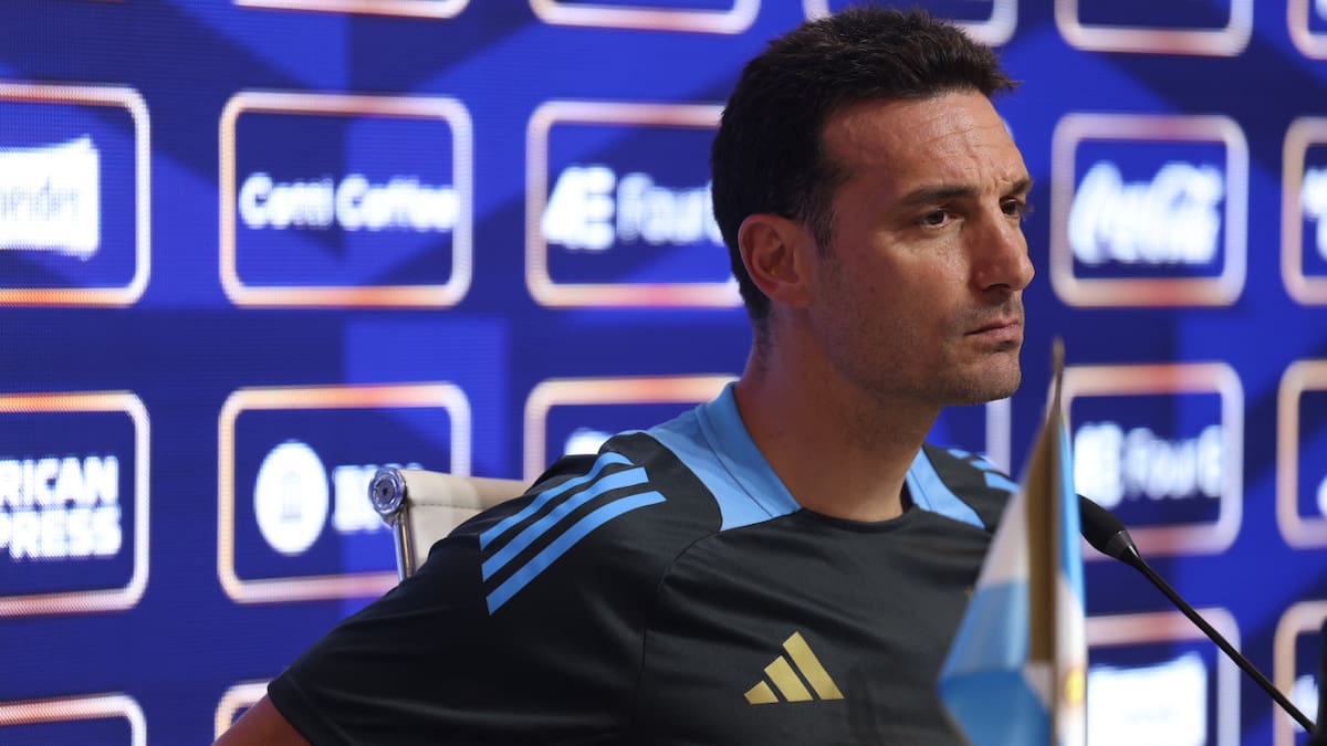 Lionel Scaloni, director técnico. Foto: X @Argentina