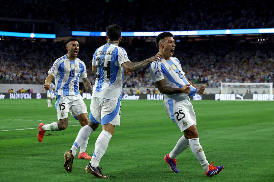 Lisandro Martínez, Selección Argentina, Copa América 2024. Foto: Reuters.