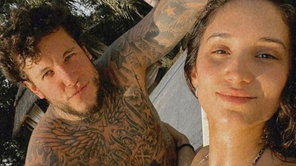 Alex Caniggia y Melody Luz. Foto: Instagram.