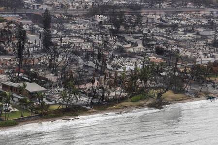 Incendios en Hawai. Foto: Reuters.