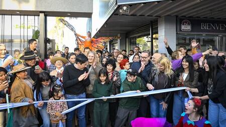 Leo Nardini encabezó la gran inauguración del Paseo Ferial de Ing. Adolfo Sourdeaux.