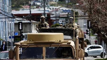 Militarización en Chile. Foto: REUTERS
