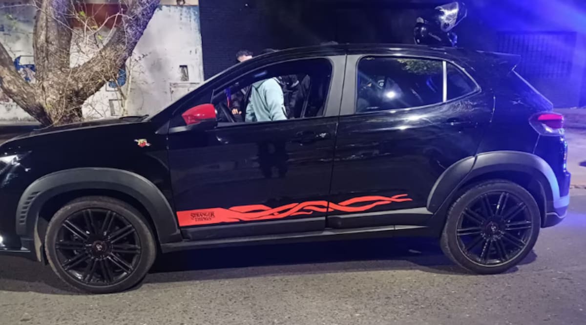 Detención de un jugador de Newell´s en Rosario.