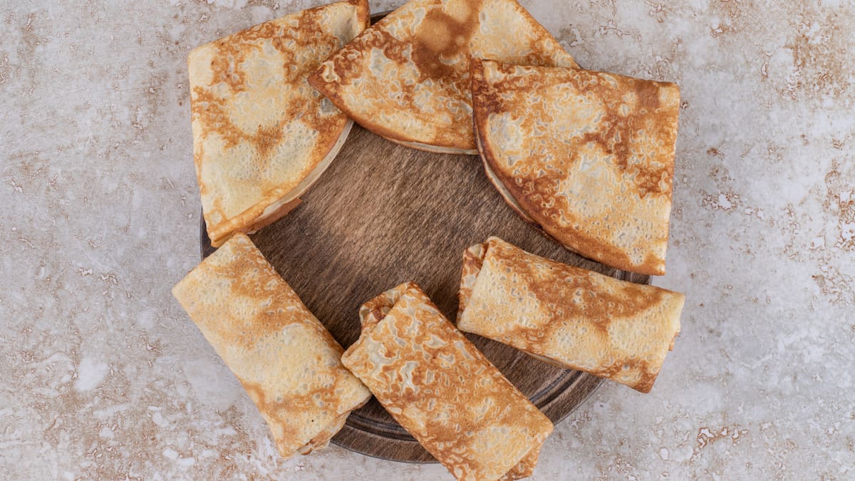 Uno deliciosos panqueques caseros ¡y muy fácil de hacer!