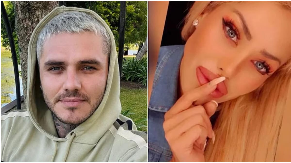Mauro Icardi y Natacha Rey.