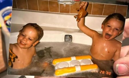 Corey y Adam Harrison. Foto: Instagram / realcoreyharrison.