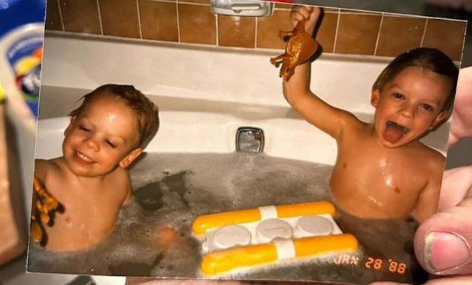 Corey y Adam Harrison. Foto: Instagram / realcoreyharrison.